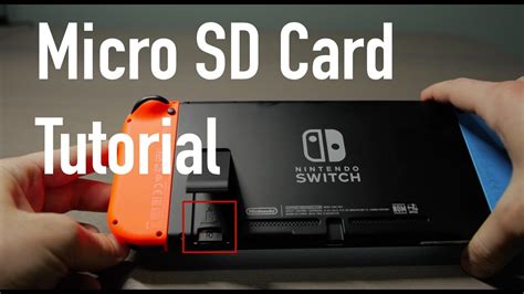 switch memory card install